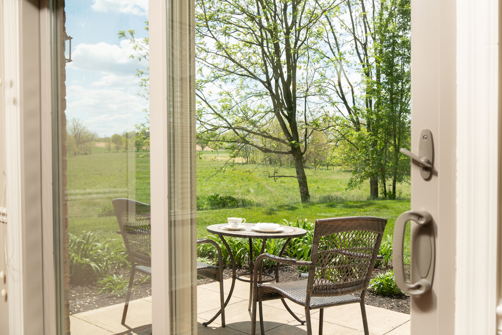 Outdoor bistro table