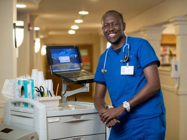 Male health care worker